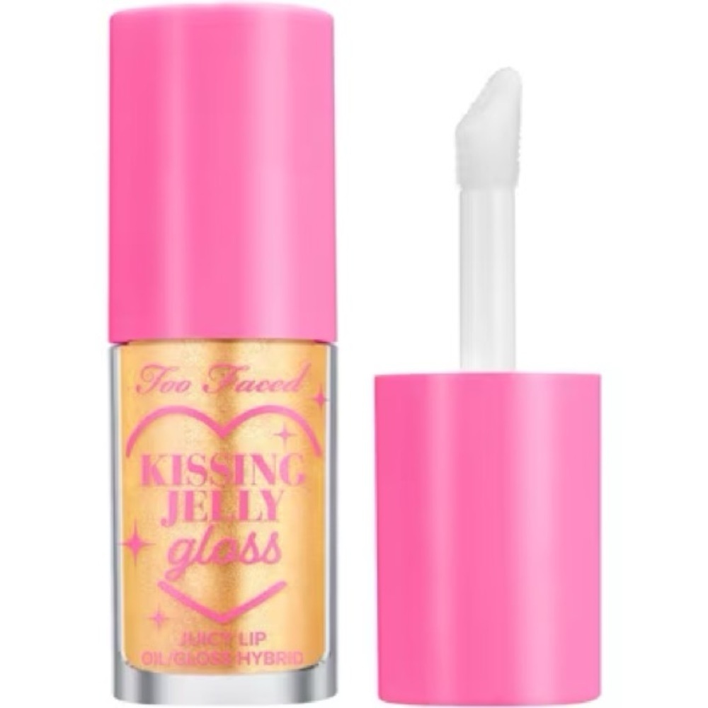 Too Faced- Kissing Jelly Lip Oil Gloss (Pina Colada)